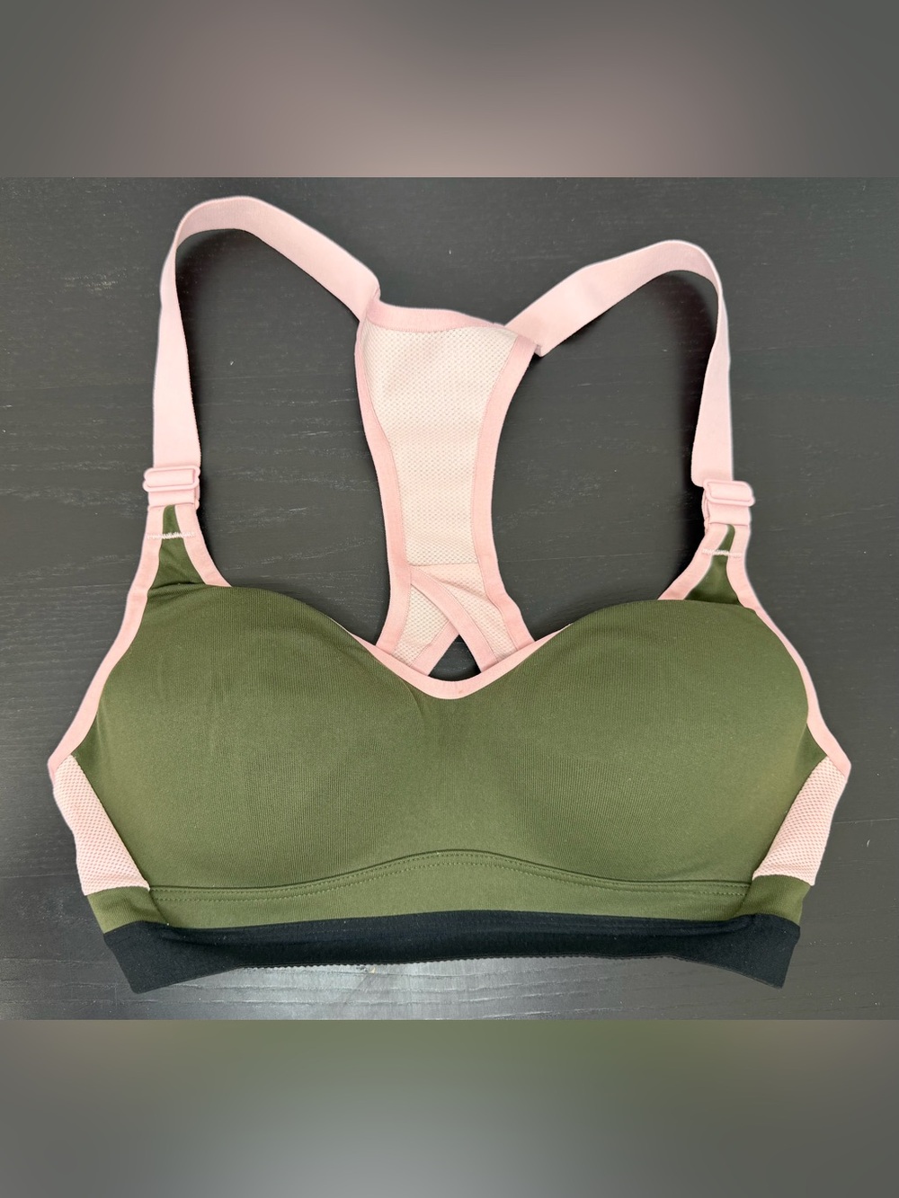 Victoria Sport Incredible By Victoria's Secret Sport Bra Size 32B Green Pink